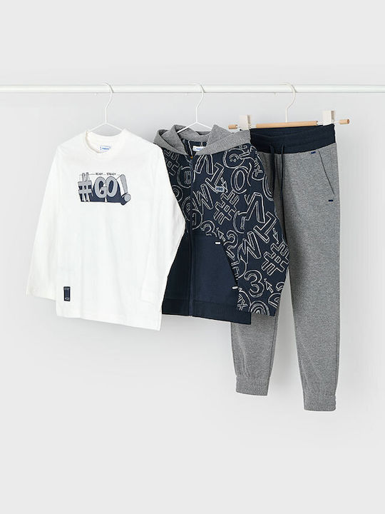 Mayoral Kids Sweatpants Grey 3pcs