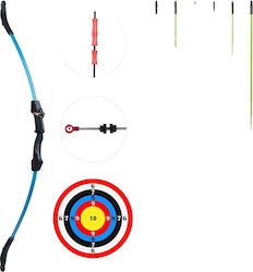 Kinderbogen-Pfeil-Set Geteiltes Recurve-Design Universal für Links- und Rechtshänder 1 Bogen 6 Pfeile