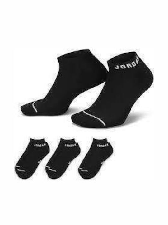 Jordan Everyday No-show Șosete Sportive Negre 3...