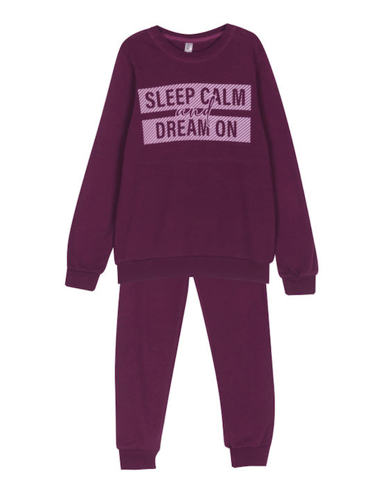 Joyce Kids' Pajamas Winter Purple Sleep Calm