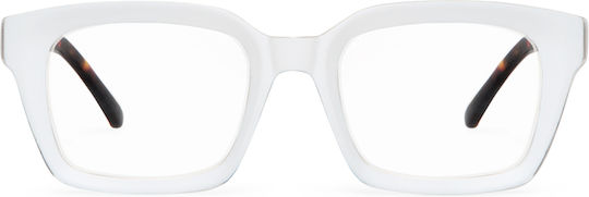 Perspectiv Lesebrille +2.50 in Weiß Farbe #S-WHITE+2.50