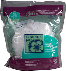 LifoPlus Exfoliating Bath Sponge White