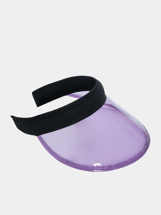 Purple Vinyl Headband Μοβ One Size