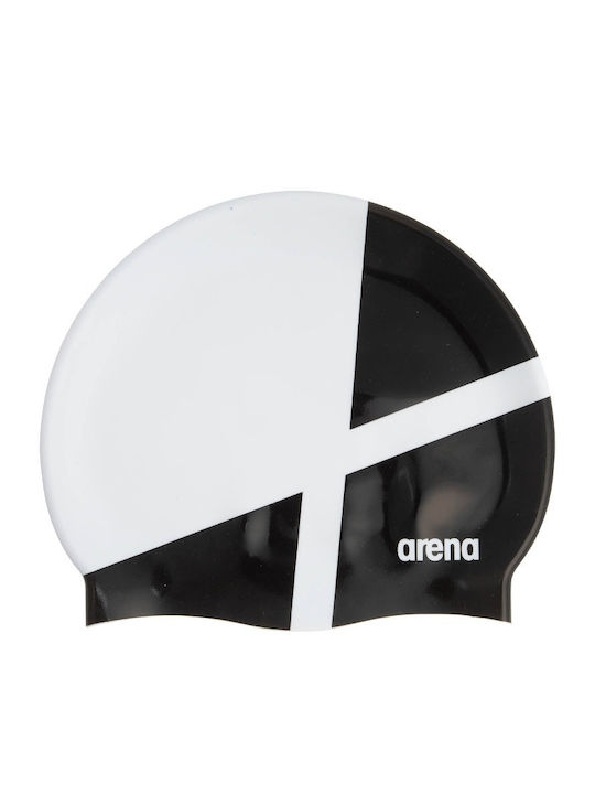 Arena Icons Team Stripe Cap 120 Alb Diamant Negru Arena Negru Alb