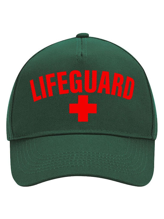 Lifeguard Adult Hat Ultimate Green 100% Cotton Drill Adult Unisex One Size