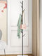 Metallic Coat Rack Black 38x38x176cm