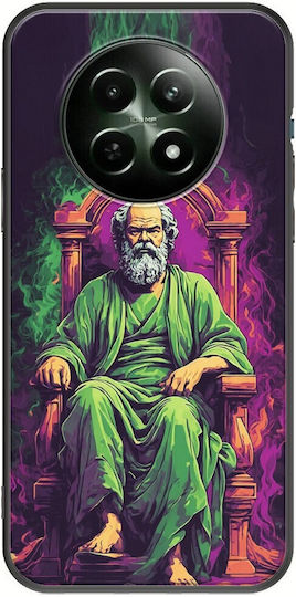 Philosophen Sokrates Realme 12 5G Schwarzes TPU Schwarzes Silikon