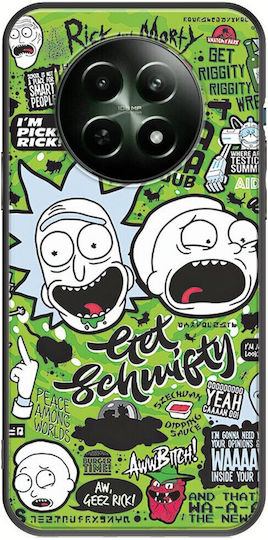 Rick Morty Realme 12 5g Black TPU Black Silicone