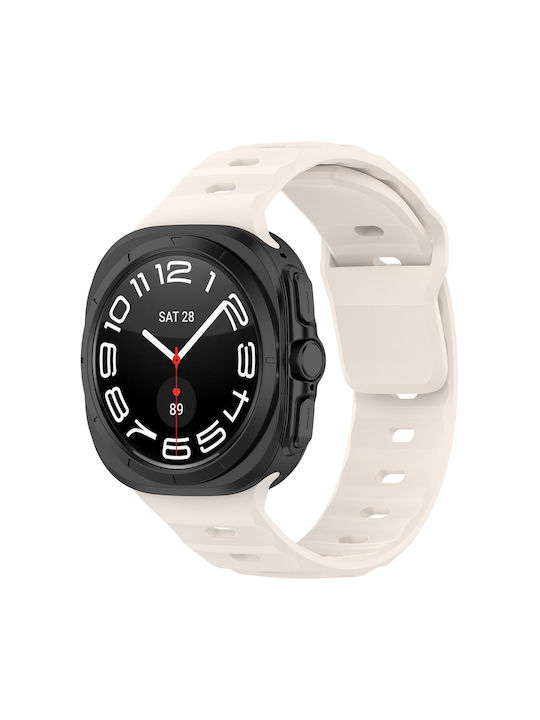 Techsuit Curea Silicon Bej (Galaxy Watch Ultra)