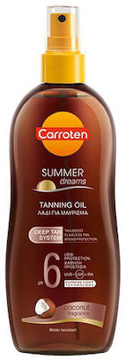 Carroten Sunscreen Oil for the Body SPF6 in Spray 200ml