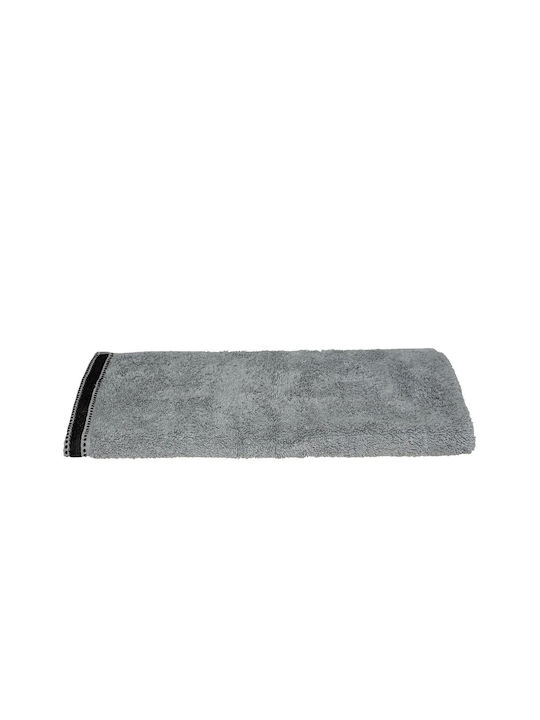 Atmosphera Πετσέτα Προσώπου Joia 50x90εκ. Slate Grey Βάρους 550gr/m²