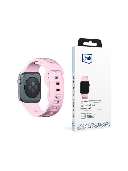 3MK Λουράκι Σιλικόνης με Pin Ροζ (Apple Watch 42/44/45/49 mm, 3MK)
