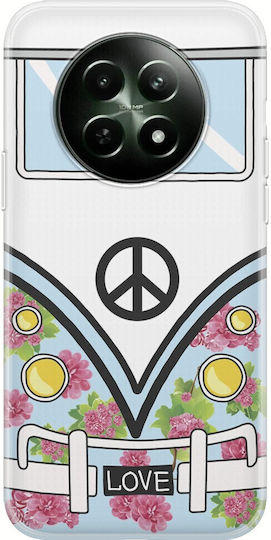 Retro Love Van Realme 12x 5g Clear TPU Transparent Silicone