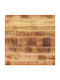 vidaXL Square Table Surface made of Solid Wood Mango - Brown 80x80x2.5cm 371350 1pcs