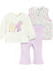 Kids' Set with Pants Winter 3pcs Lilac