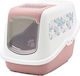 Savic Nestor Impression Cat Toilet Closed Pink ...