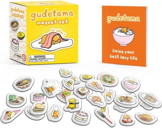 Gudetama Magnet Set Multiple-component Retail Product Gudetama Magnet Set Multiple-component Retail Product