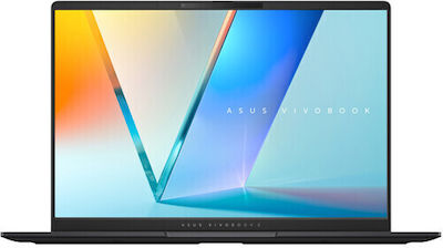 Asus Vivobook S 14 M5406WA-DS76 14" OLED UHD 120Hz (Ryzen AI 300 Series-9 365/24GB/512GB SSD/W11 Home) Neutral Black (US Keyboard)