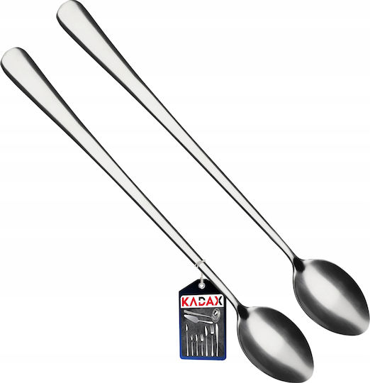 Kadax Kaffee/Tee Rostfreier Stahl Silber 150937 2 Stück