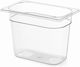 Hendi Gastronorm-Behälter Polycarbonat (PC) GN1/4 mit Tiefe 150mm