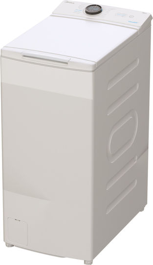 Midea Toplader-Waschmaschine 7kg mit Dampftechnologie 1200 Umdrehungen BLDC-Wechselrichtermotor MF100T70B/W-GR