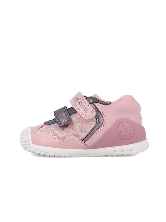 Biomecanics Kinder-Sneaker Hoch Rosa