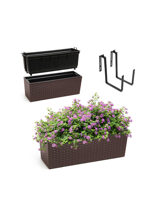 Kadax Planter Box în Culoare Maro 184273