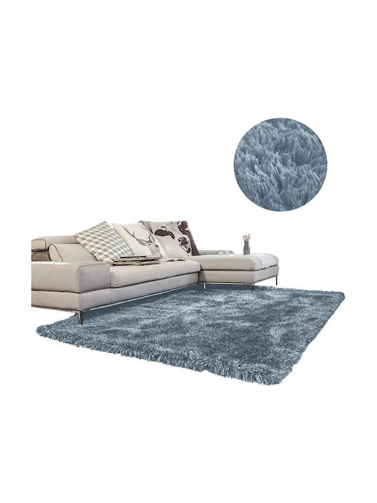 Dicker, dichter, weicher, flauschiger Wohnzimmer-Teppich 160x200 Silberfell Universal