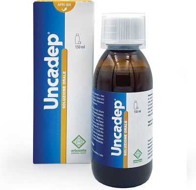 Erbozeta Uncadep Syrup for Children for Dry and Productive Cough Gluten-Free 150ml