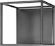 Kadax Pot Stand Metal Black 22cmx22cmcm.