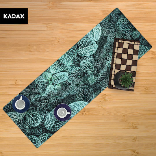 Kadax Зелен Runner 95x33 см