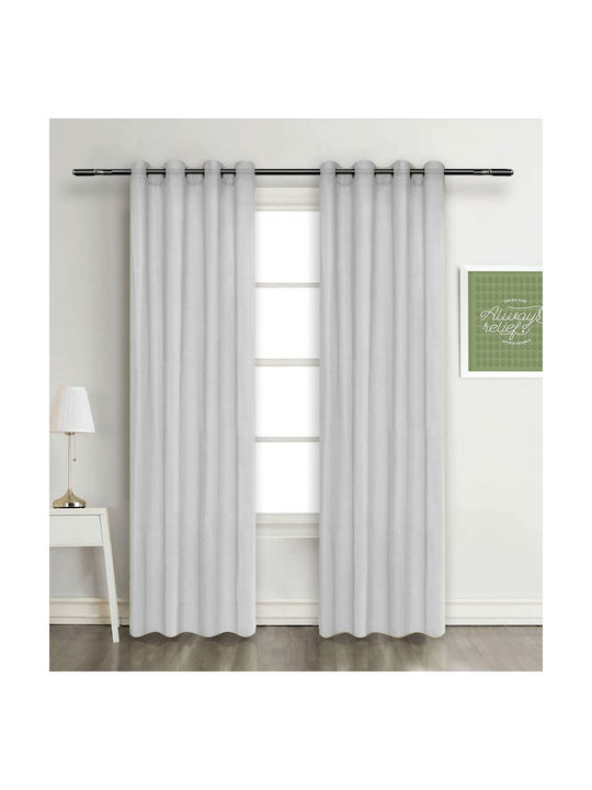 Vasilas Home Vasilas Home Vorhänge Mit Grommet Grau 140x270cm