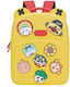 Push Me Out School Bag Backpack Kindergarten Yellow