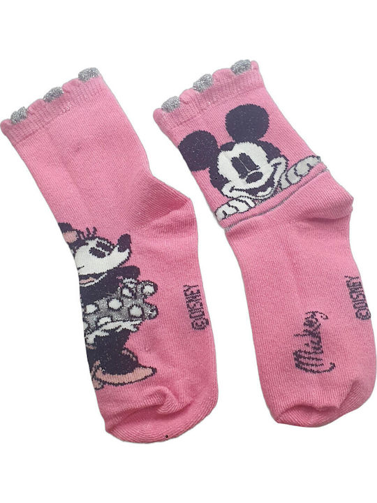 Disney Παιδικές Κάλτσες Minnie Pink