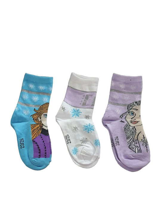 Disney Șosete pentru Copii Frozen Blue, White, ...