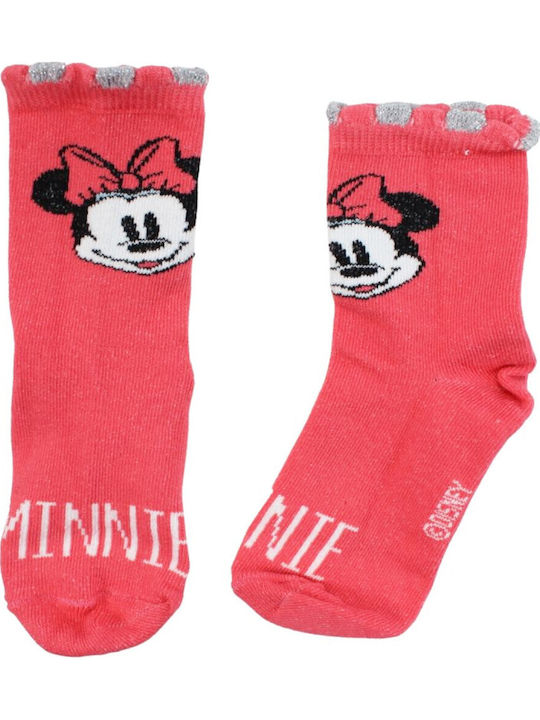 Disney Παιδικές Κάλτσες Minnie Pink