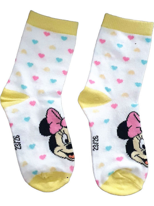 Disney Παιδικές Κάλτσες Minnie Yellow