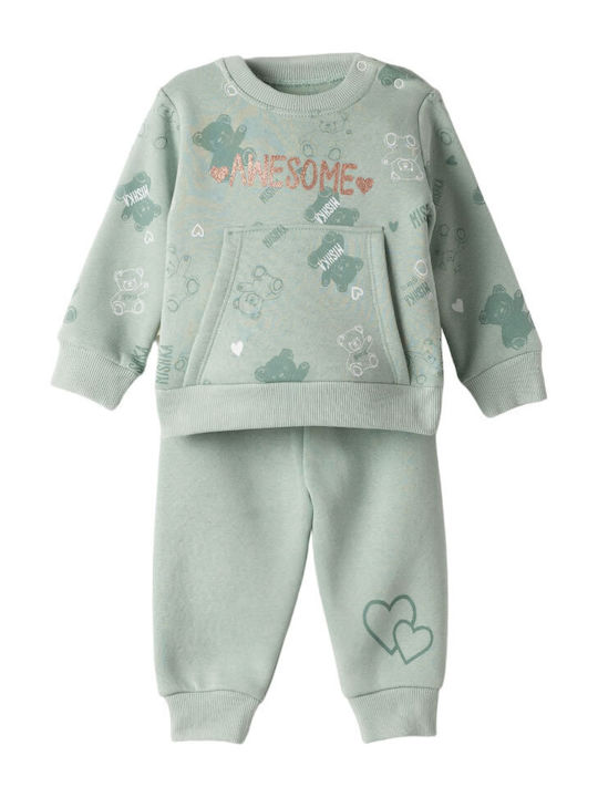 Evita Kinder Sweatpants Set - Jogginganzug Light Green