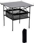 Aluminum Foldable Table for Camping Black