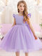 Children's Dress Short Sleeve Tulle Lilac