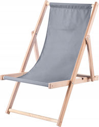 Kadax Wooden Beach Garden Folding Lounger Sturdy Comfortable