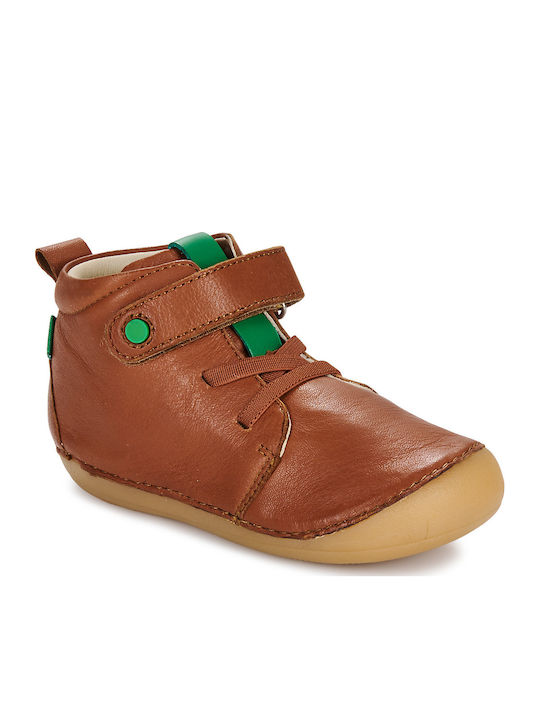 Kickers Sonizikro Δερμάτινα Παιδικά Μποτάκια με...