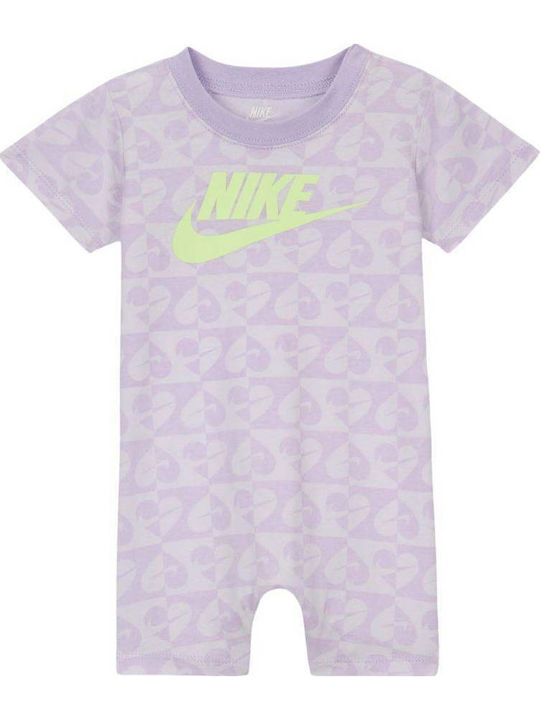 Nike Sweet Swoosh Babystrampler Kurzärmelig Lilac