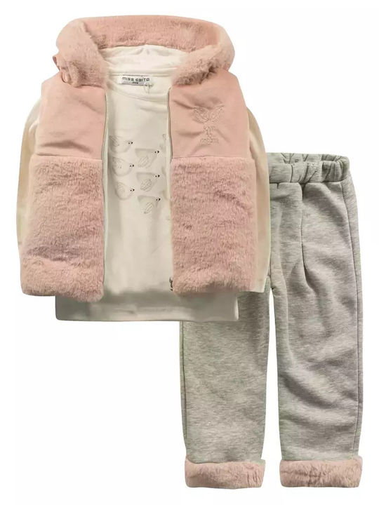 Evita Set Winter 2pcs Pink