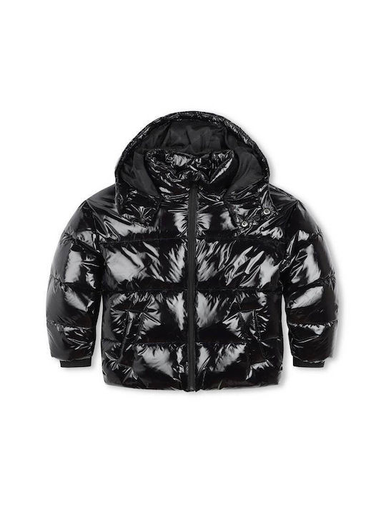 Karl Lagerfeld Kids Quilted Jacket Black