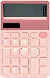 Deli Taschenrechner in Rosa Farbe 1Stück
