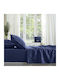 Cannon Сет Чаршафи с Ластик 160x200+35см. Stonewashed Navy Peony 4бр