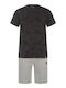 Kids' Set with Shorts Summer 2pcs Black, Grey
