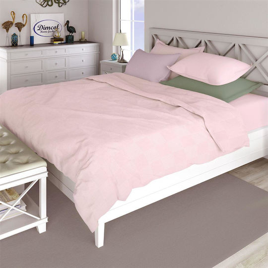 Dimcol Υπέρδιπλη 220x250εκ. Ροζ Dimcol Υπέρδιπλη 220x250εκ. Ροζ