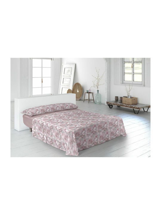 Pierre Cardin Tania Σετ Σεντόνια Μονά με Λάστιχο 105x200+30εκ. Ροζ (3τμχ)